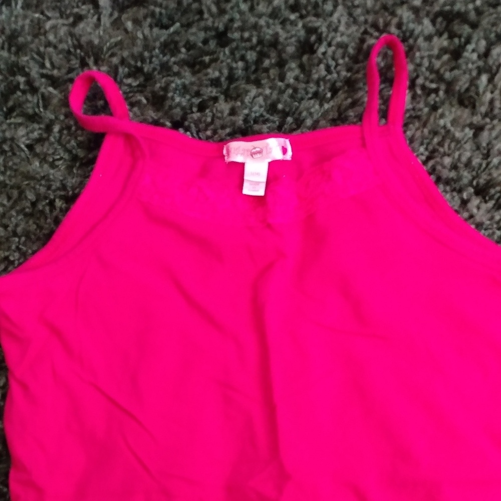 Hot pink tank top